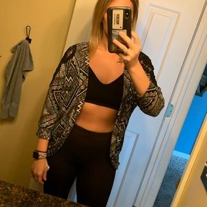 Colorful Aztec cardigan